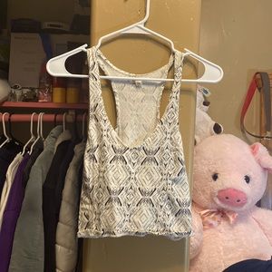 Diamond shaped tank top